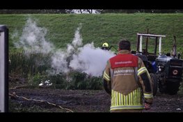 Buitenbrand veroorzaakt fikse rookwolken in Breezand