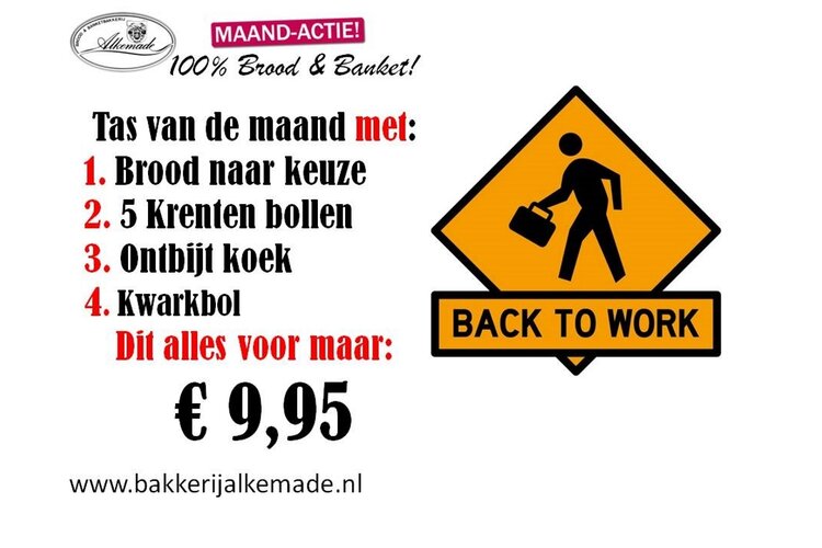 Overheerlijke maandaanbieding bij Bakkerij Alkemade