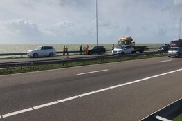 File na botsing op Afsluitdijk