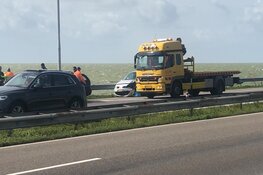 File na botsing op Afsluitdijk