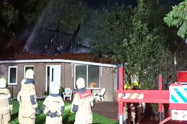 Stolpboerderij verloren gegaan bij brand in Wieringerwaard