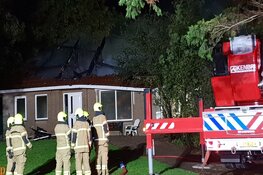 Stolpboerderij verloren gegaan bij brand in Wieringerwaard