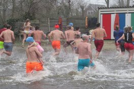 Frisse Nieuwjaarsduik in Zwembad ’t Petje