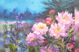 Workshop bloemen schilderen in de keesschuur op zaterdag 11 januari 2020