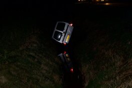 Bestelauto raakt te water in Wieringerwerf