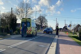 Fietsster gewond na botsing Anna Paulowna