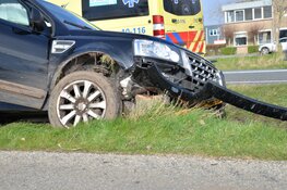 Twee gewonden bij eenzijdig ongeval