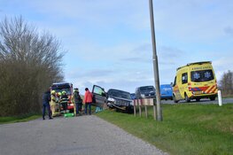 Twee gewonden bij eenzijdig ongeval