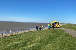 Hulpdiensten rukken uit. Drenkeling blijkt wadloper