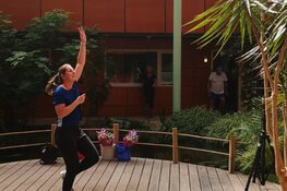 Team Sportservice doet mee aan Nationale Balkon Beweegdag van Ouderenfonds