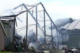 Schade goed zichtbaar na brand in 't Veld