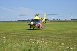 Wielrenner zwaargewond na ongeval in Hippolytushoef