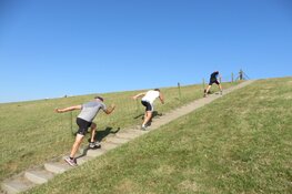 Schaatsdroogtraining in Westerland