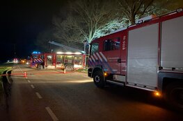 Brand in verlaten boerderij in Middenmeer