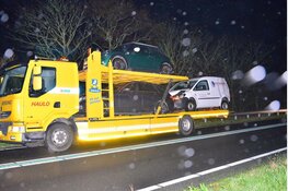 Negen auto's botsen op N99 bij Breezand