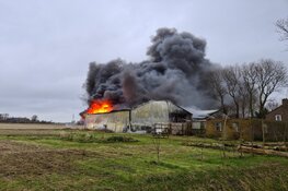 Grote brand in loods Anna Paulowna