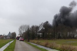 Grote brand in loods Anna Paulowna