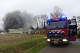 Grote brand in loods Anna Paulowna