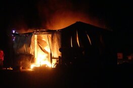 Schuur in Haringhuizen in de as gelegd