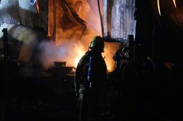 Schuur in Haringhuizen in de as gelegd