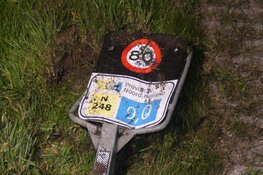 Automobiliste te water in Kolhorn