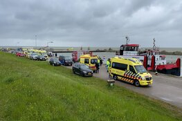 Massale inzet: hulpdiensten naar bootjes op IJsselmeer